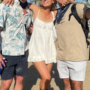 Princess Polly empress of love white mini dress